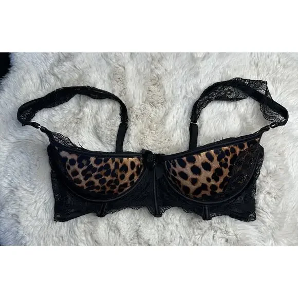 Honey Birdette DOLCE🖤 Leopard 3 Piece Set 34DD, M, L Thong